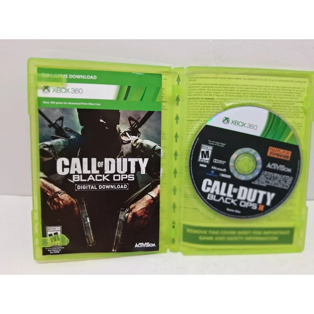 Call of Duty Black Ops III 3 Xbox 360 Activision 2015 Multiplayer Zombies NTSC